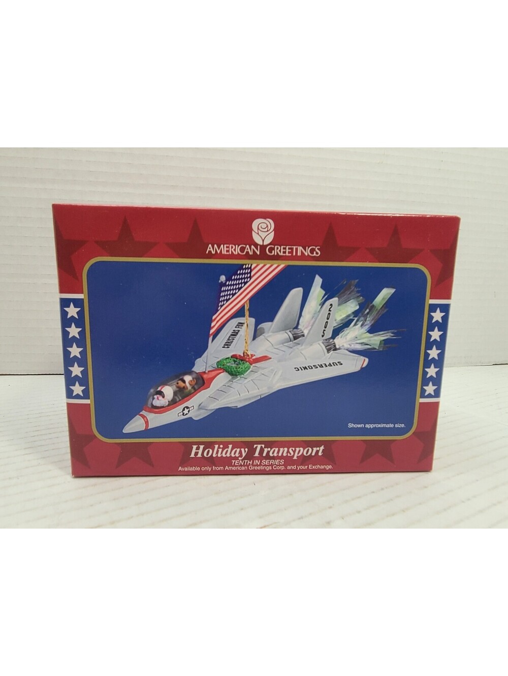 Holiday Transport American Greetings 10th Anniv. Christmas Ornament Military